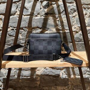 Louis Vuitton Graphite Damier 3D Trio Messenger Bag